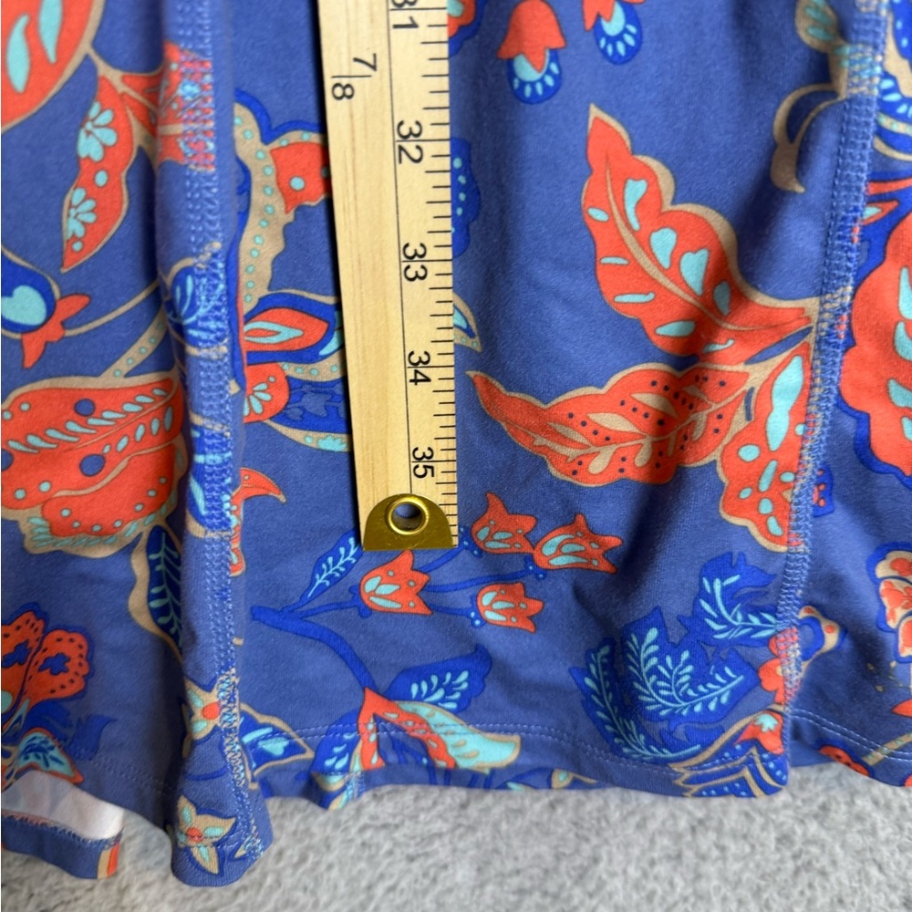 The North Face Women's Blue and Orange athleisure racer back dress large - Picture 8 of 9